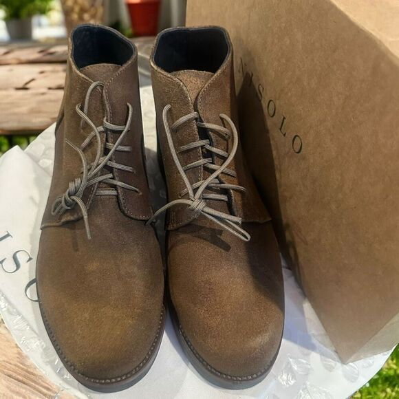 Nisolo Everyday Daytripper Leather Chukka Boots Waxed Brown Lace-Up Men’s - Picture 14 of 15